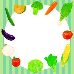 野菜フレーム