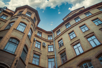 houses in the city of St. Petersburg