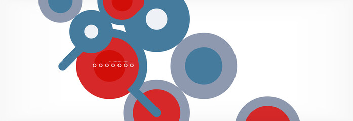 Circles and lines abstract background for covers, banners, flyers and posters and other templates