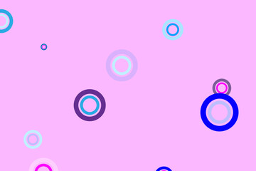 Light pink, blue vector layout with circle shapes. Blurred bubbles with colorful gradient. for ads, leaflets.