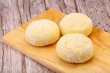 Raw potato zrazy for cooking