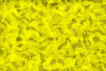 Dark yellow vector texture with bent lines. Abstract illustration with gradient. For a brand book.