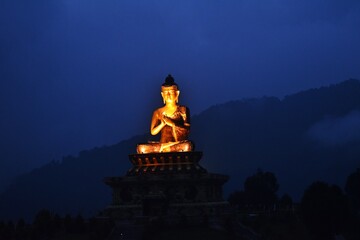 buddha statue at Ravangla Buddha Park