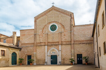 View at the Cathedral of Santa Maria Assunta in Pesaro, Italy