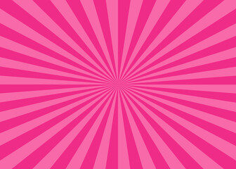 Pink sunbrust background.Ray. radial .abstract wallpaper.