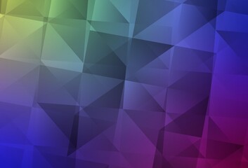 Fototapeta premium Light Multicolor vector low poly texture.