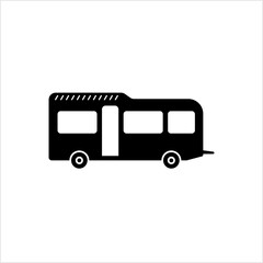 Caravan Icon, Travel Trailer, Camper Icon