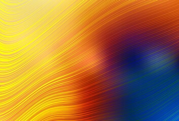 Light Blue, Yellow vector abstract bright texture.