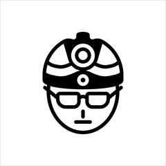 Safety Helmet Icon, Head Protection, Headgear