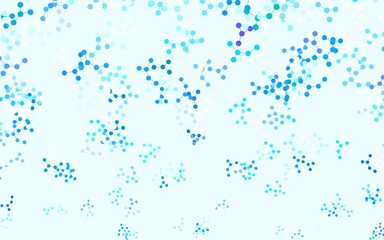 Light Green vector template with artificial intelligence structure.