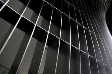A modern art metallic construction in Brisbane