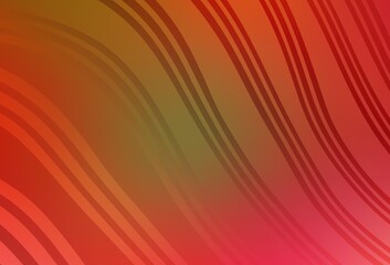 Light Red, Yellow vector pattern with lines.