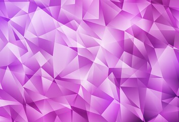 Obraz premium Light Pink vector abstract mosaic pattern.