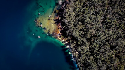 Lake from the sky - dji drone