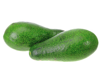 Pair of smooth avocado