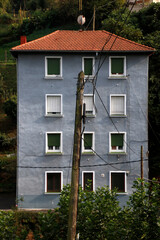 Apartments building in a neighborhood of Bilbao