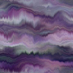 Seamless abstract wave pattern. Vivid degrade blur ombre radiant surreal blurry saturated digital wavy ocean water seamless repeat raster jpg swatch. Soft gentle subtle fuzzy soft out of focus blobs. - obrazy, fototapety, plakaty