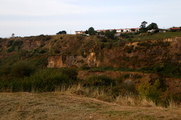 Landscape in an ancient land mine in Biscay