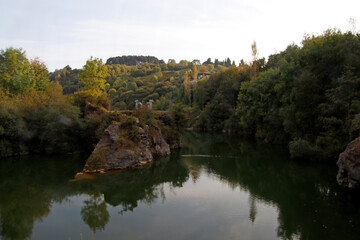 Landscape in an ancient land mine in Biscay