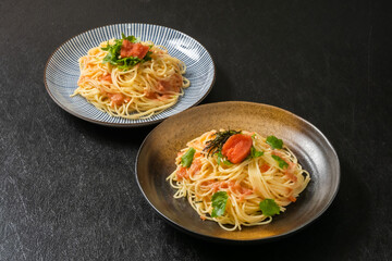たらこパスタ spaghetti with salted cod roe sauce