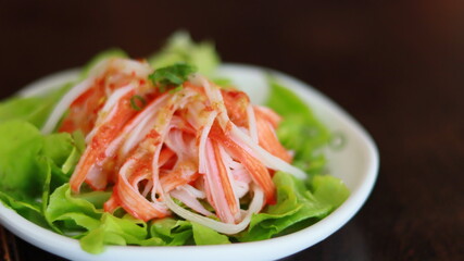 Crab Stick Salad.