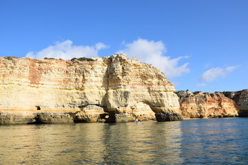 Fototapeta na wymiar Praia da Marinha, algarve, portugal
