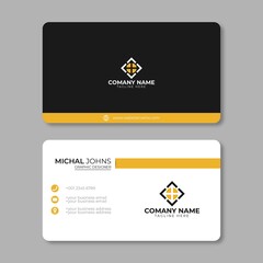 Corporate business card design template
