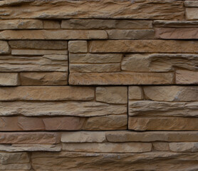 texture of masonry blocks; texture of the facade, foundation of the building