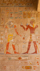 Fototapeta premium Templo de Hatshepsut, Luxor, Valle del Nilo, Egipto