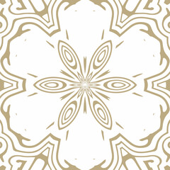 Fototapeta na wymiar Oriental Seamless Vector Pattern - Repeating ornament for textile, wraping paper, fashion etc.