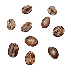 コーヒー豆　10粒