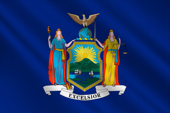 Flag of New York, USA