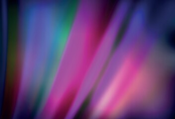 Dark Purple vector blurred shine abstract template.