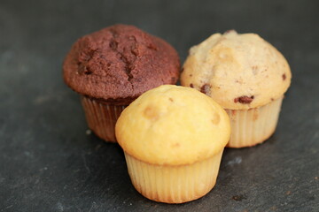 Différents muffins