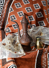 Old Bosnian traditional items on the table