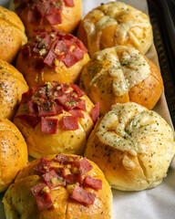 Mini Korean Garlic Cream Cheese Bread 