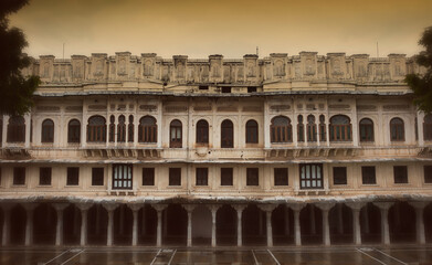 Naklejka premium City Palace in Udaipur, Rajasthan, India