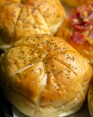 Korean Garlic Bread with Smoked Beef