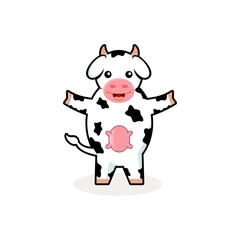 Cow Icon, Cow Logo design vector template