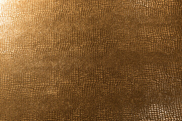 金色の革素材