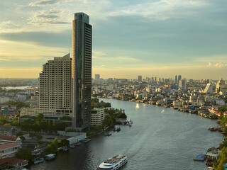 Fototapeta premium Bangkok city skyline