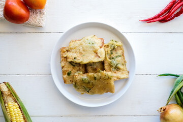 Tempe Mendoan is a traditional food from Indonesia