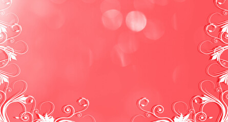 colorful swirl floral design.