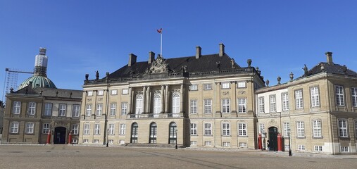 Fototapeta premium Amalienborg, Kopenhagen, Copenhagen