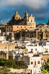 Fototapeta premium View of Ostuni in the province of Brindisi, Apulia, Italy