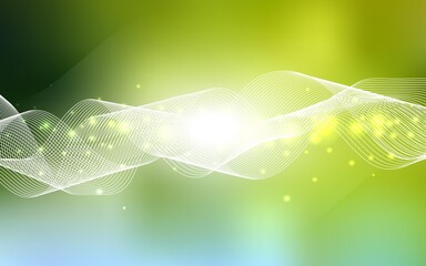 Light Green, Yellow vector texture with birthday confetti. Blurred decorative design in anniversary style with confetti. New design for ad, poster, banner of your Party.