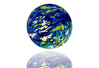 イラスト　地球