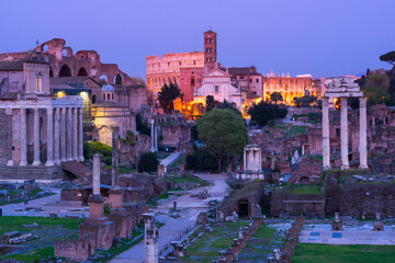 Naklejka na ściany i meble Roman Forum, Rome, Italy, Europe