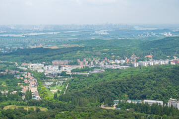 Summer scenery of Gulongzhong Scenic Area in Xiangyang, Hubei, China