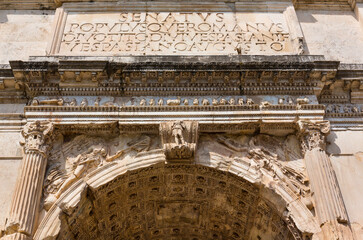Obraz premium Arch of Constantine, Rome, Italy, Europe